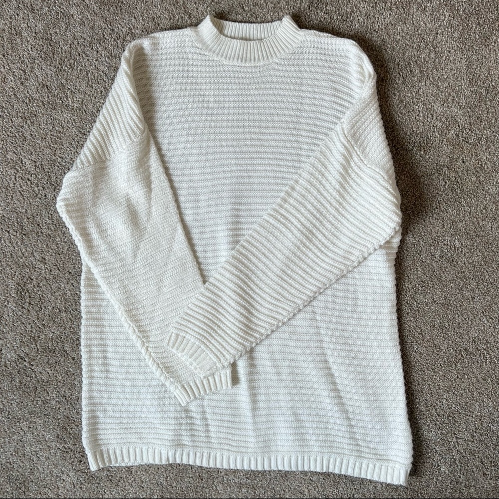 Long White Sweater